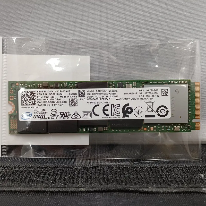 SSD Intel M.2 SSDPEKKF256GTL