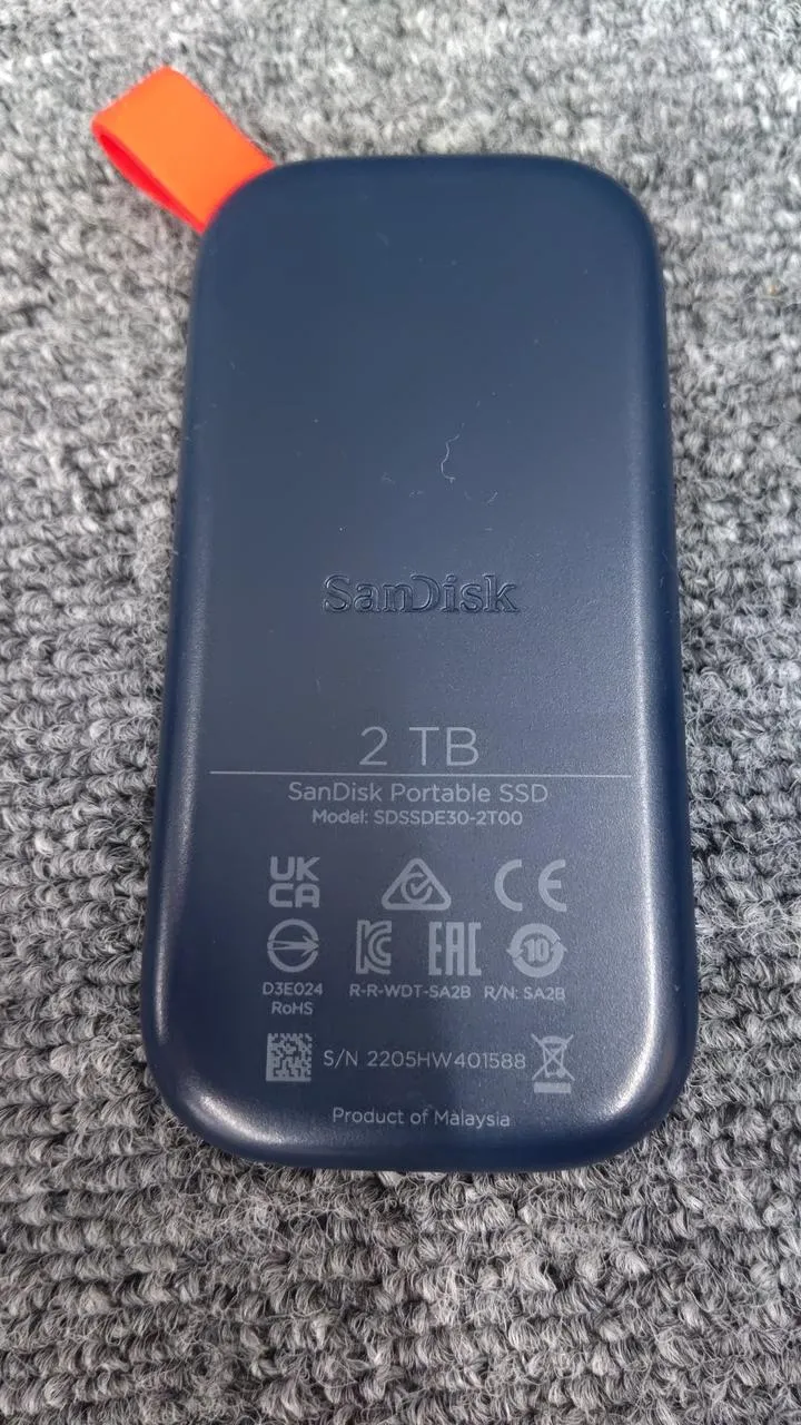 SSD portable SANDISK SDSSDE30-2T00
