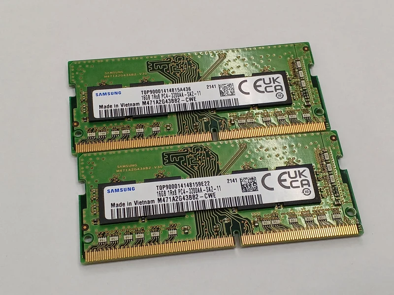 SAMSUNG PC4-25600/16 Go/2 barrettes M471A2G43BB2-CWE