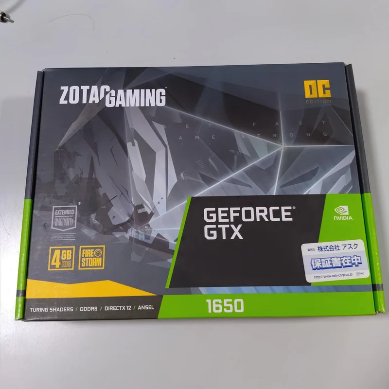 Carte graphique ZOTAC : GEFORCE GTX1650