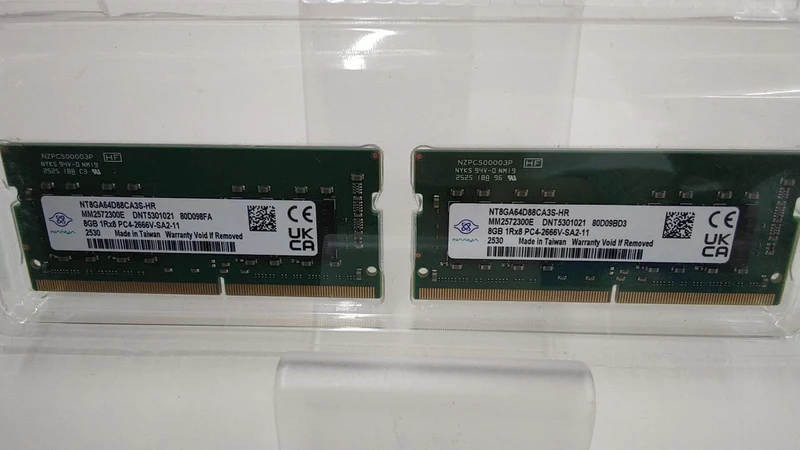 Mémoire vive BUFFALO DDR4-2666 pour ordinateur portable, 8 Go x 2 puces MV-D4N2666-S8G