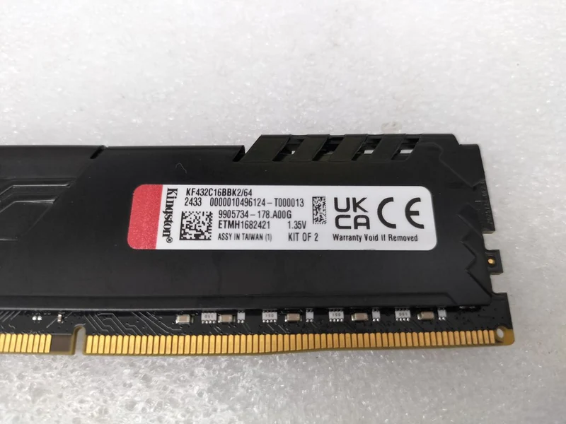Mémoire de bureau Kingston (DDR4, 32 Go) KF432C16BBK2/64