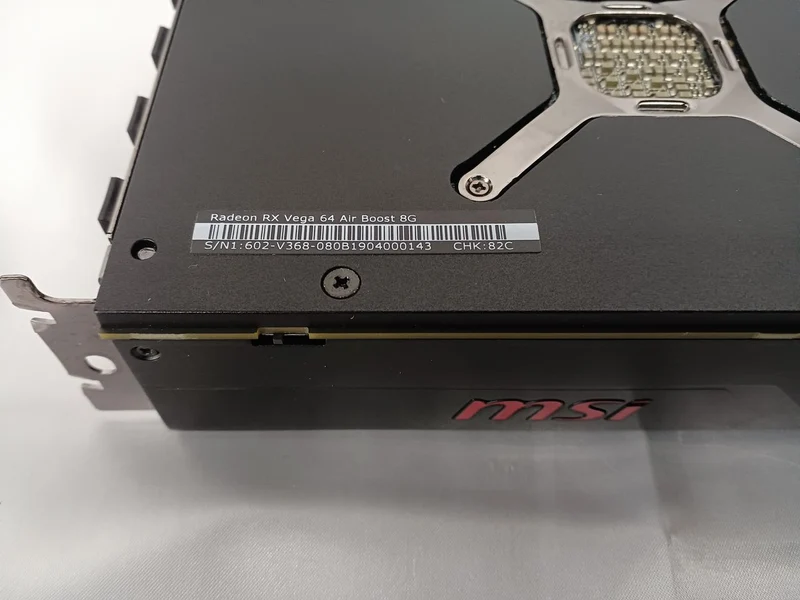 Carte graphique MSI : RADEON VEGA 64 AIRBOOST 8G OC