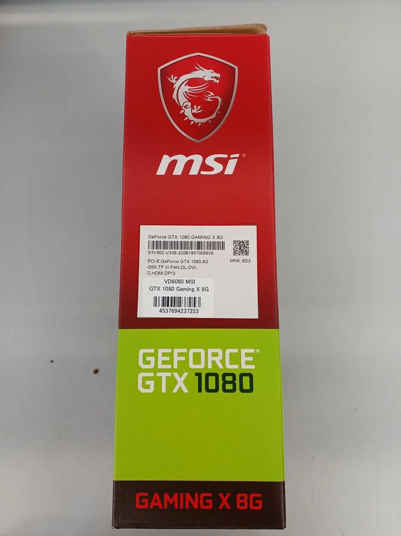 Carte graphique MSI GTX1080 GAMING X 8G