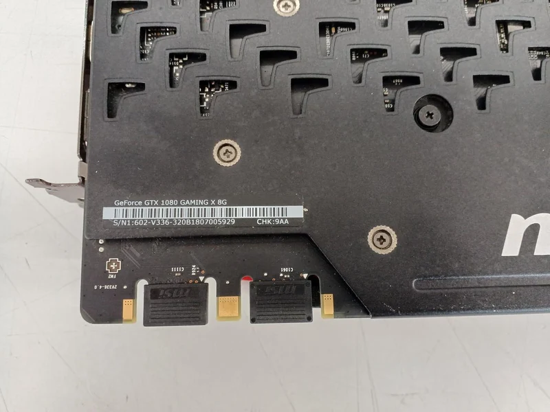 Carte graphique MSI GTX1080 GAMING X 8G