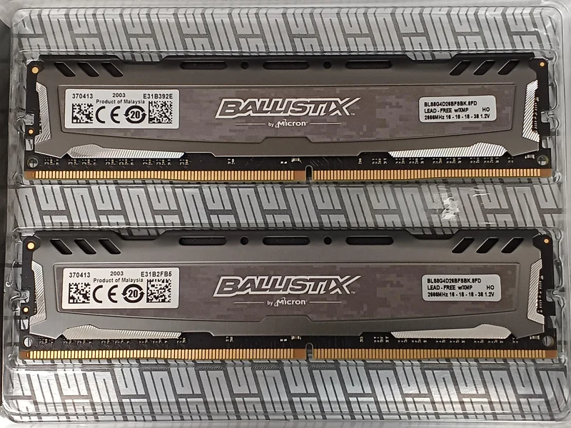 Mémoire CRUCIAL DDR4 BLS2K8G4D26BFSBK
