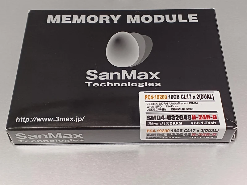 Mémoire SANMAX DDR4 SMD4-U32G48H-24R-D