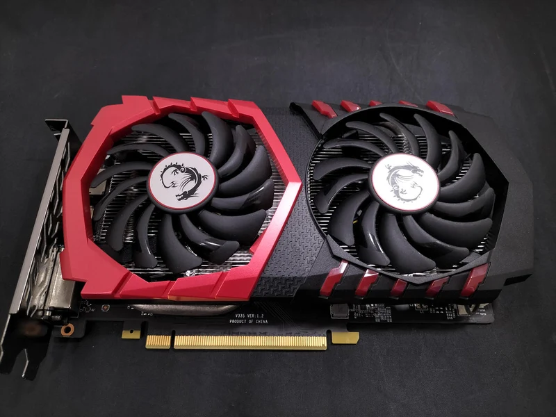 Carte graphique MSI : GTX-1050X2G