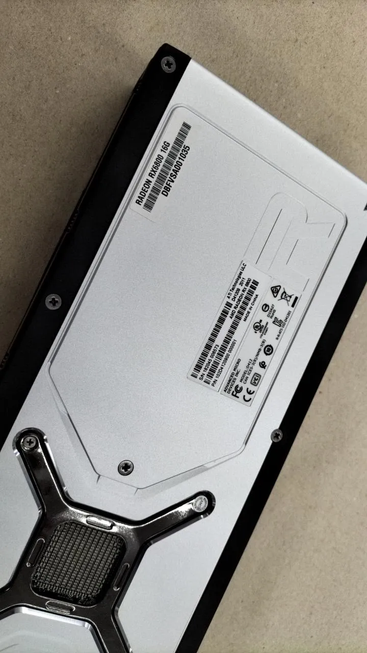 Carte graphique ATI : RX6800 16 Go