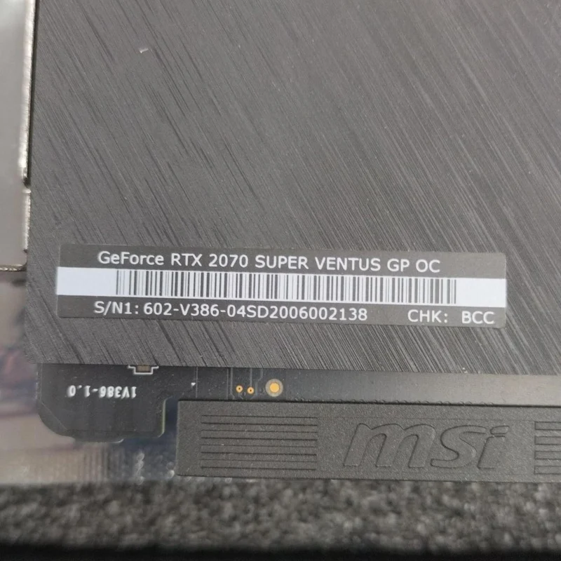 Carte graphique MSI RTX 2070 SUPER VENTUS OC