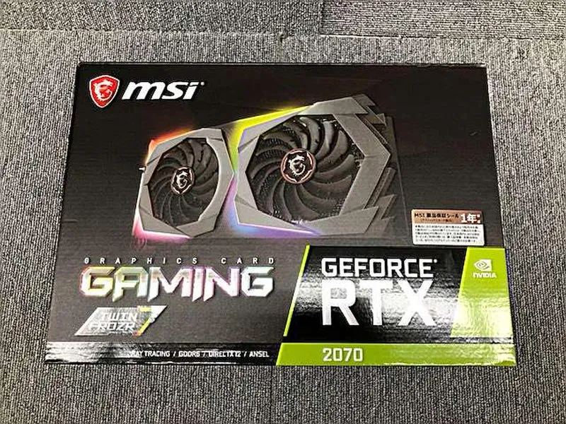 Carte graphique MSI ATI PCI-Express GeForce RTX 2070 Gaming 8G