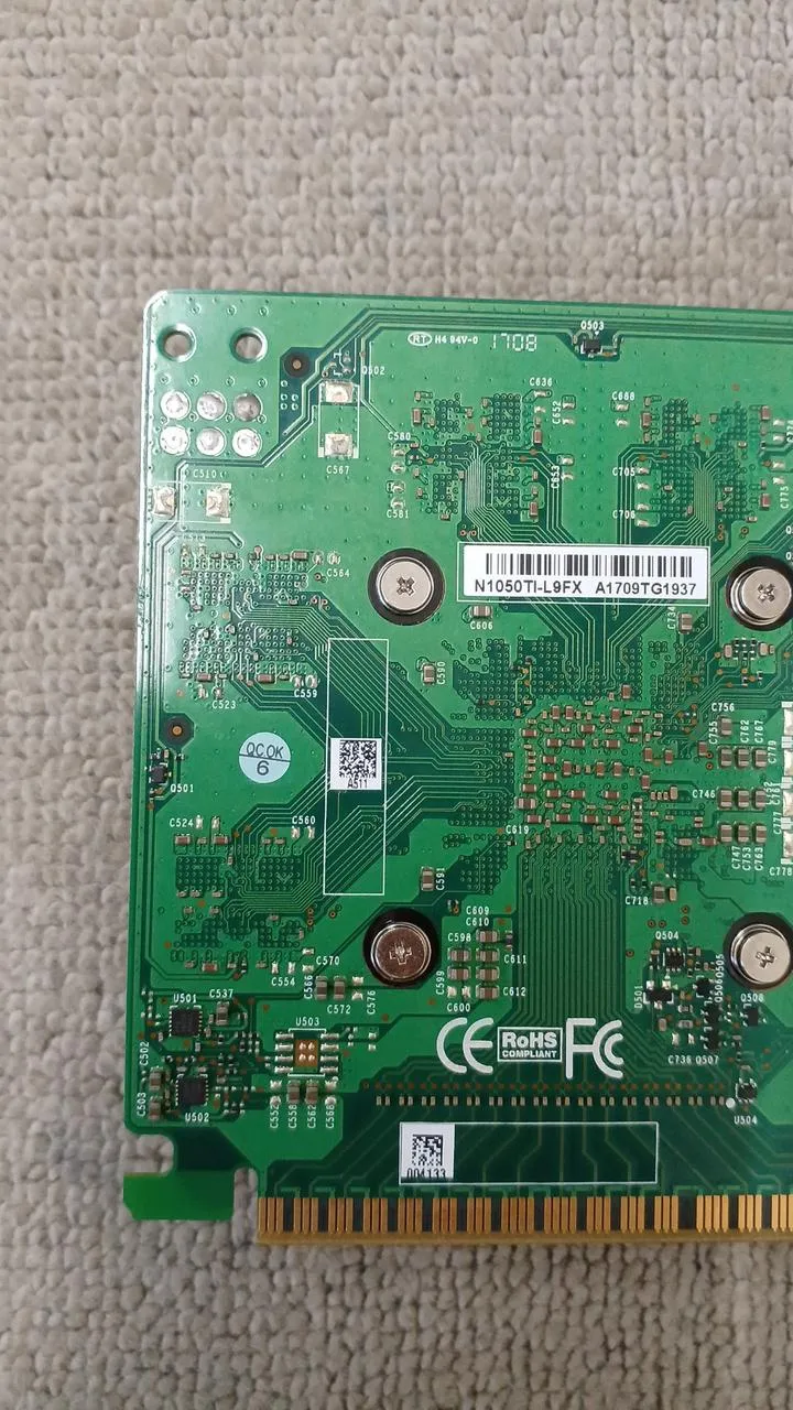 Carte graphique NVIDIA : GEFORCE GTX1050TI