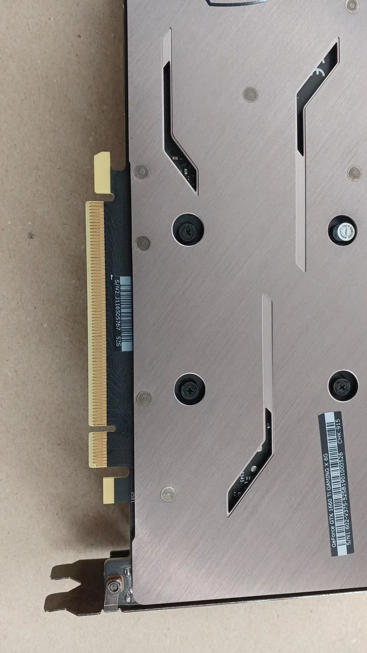 Carte graphique MSI : GTX 1660 TI GAMING