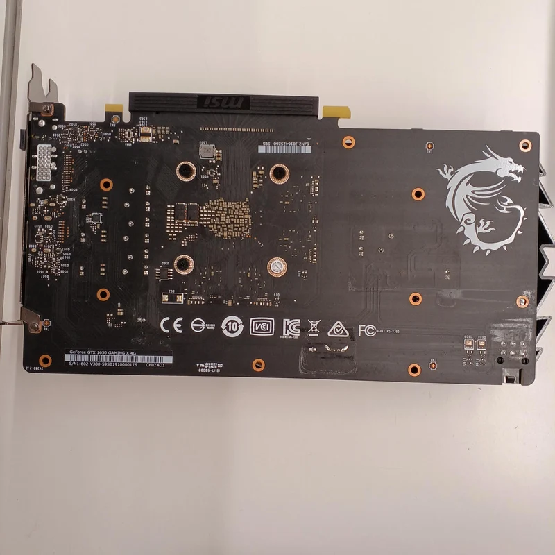 Carte graphique MSI : GEFORCE GTX1650 GAMING X 4G