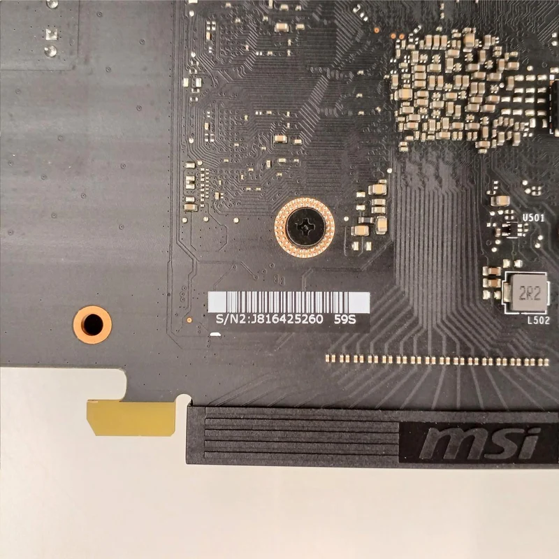 Carte graphique MSI : GEFORCE GTX1650 GAMING X 4G