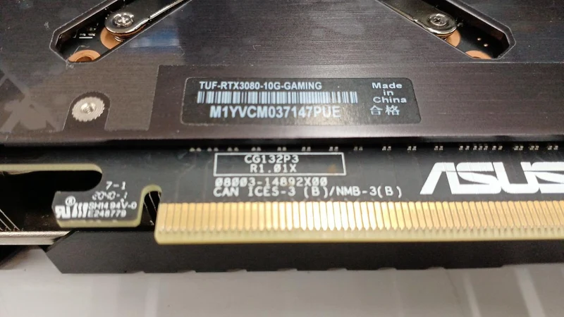 Carte graphique ASUS : TUF-RTX3080-10G-GAMING