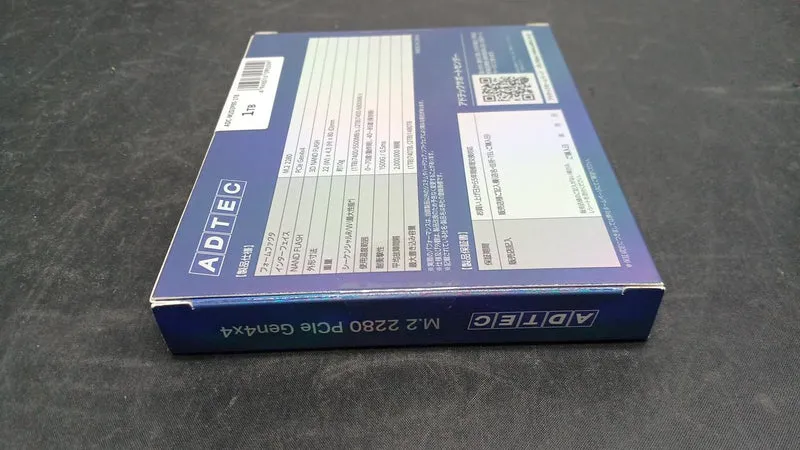 SSD ADTEC M.2 ADC-M2D2P80-1 To