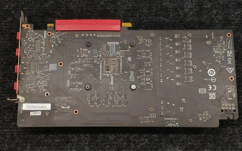 Carte graphique MSI : GTX 1060 ARMOR 6G OC