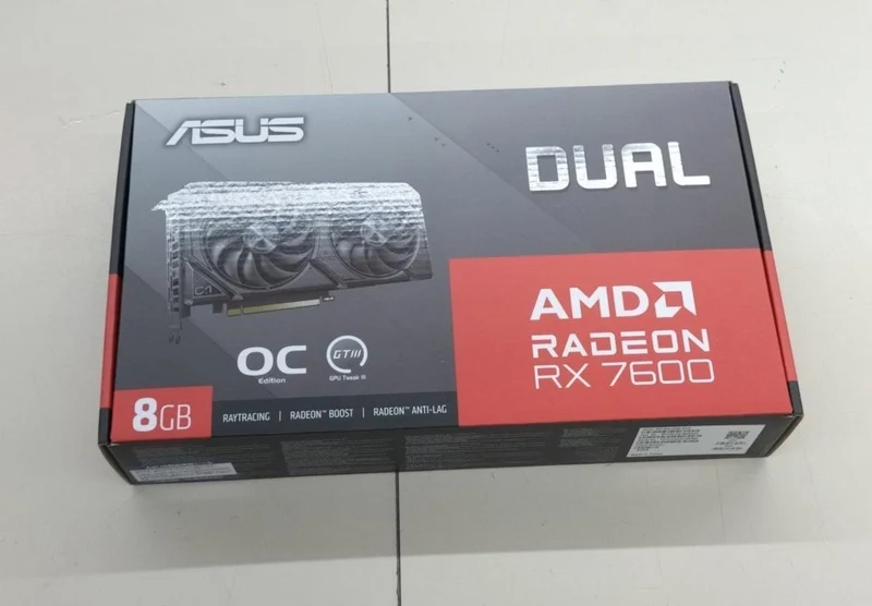 Carte graphique ASUS : DUAL-RX7600-O8G-V2