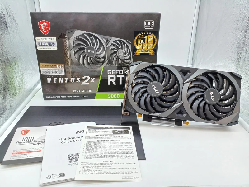 Carte graphique MSI : GEFORCE RTX 3060 VENTUS 2X 8G