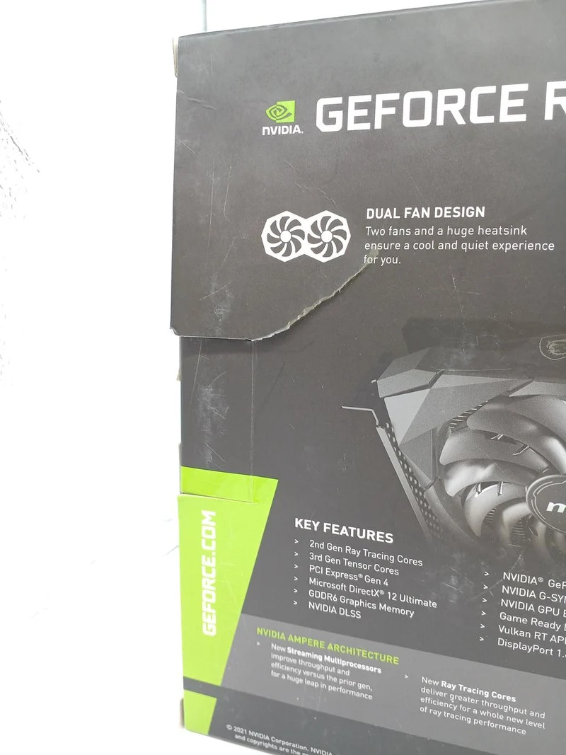 Carte graphique MSI : GEFORCE RTX 3060 VENTUS 2X 8G