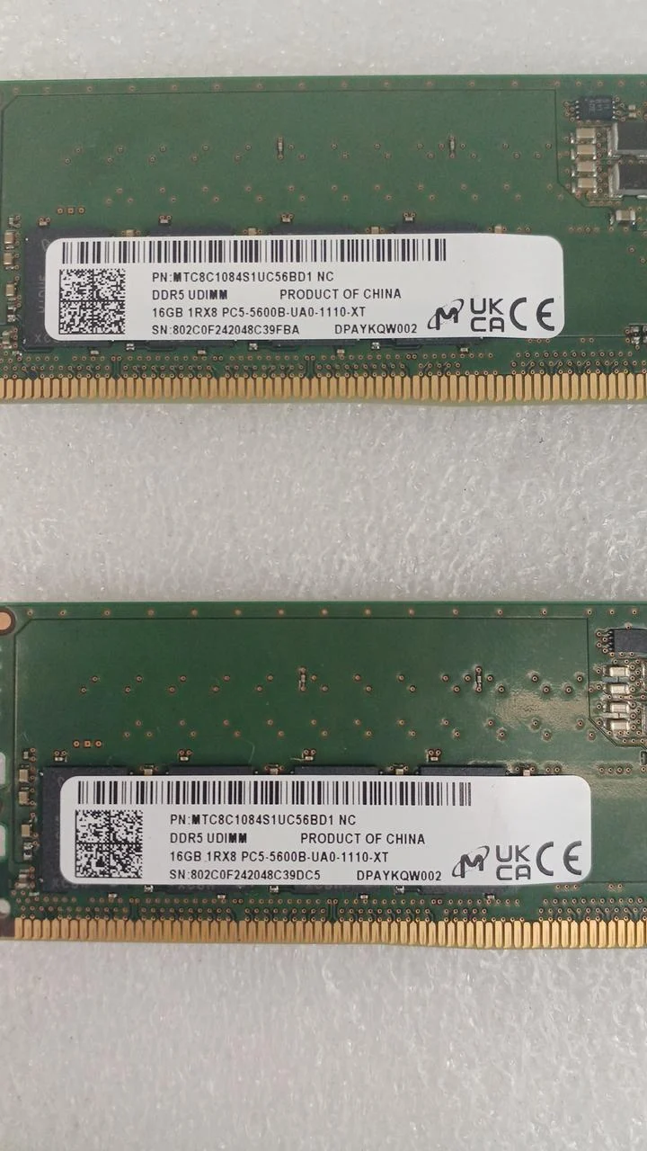 SK-HYNIX [DDR5] 16 Go x 2 Mémoire de bureau MTC8C1084S1UC56BD1 NC