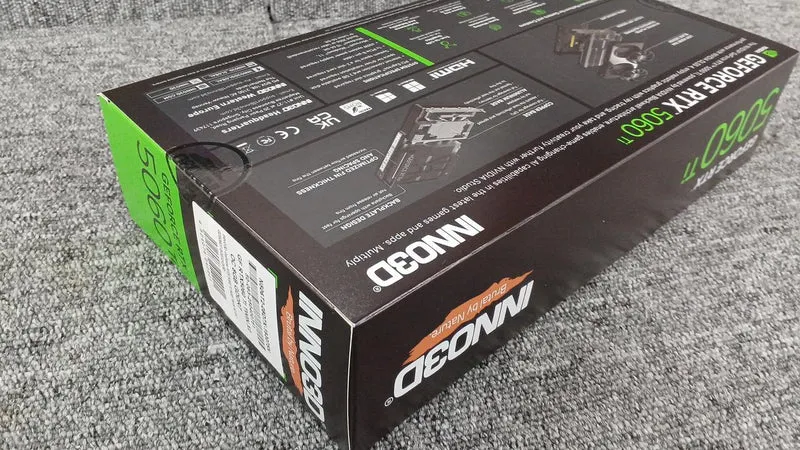 Carte graphique NVIDIA GeForce RTX 5060 Ti 8 Go non ouverte