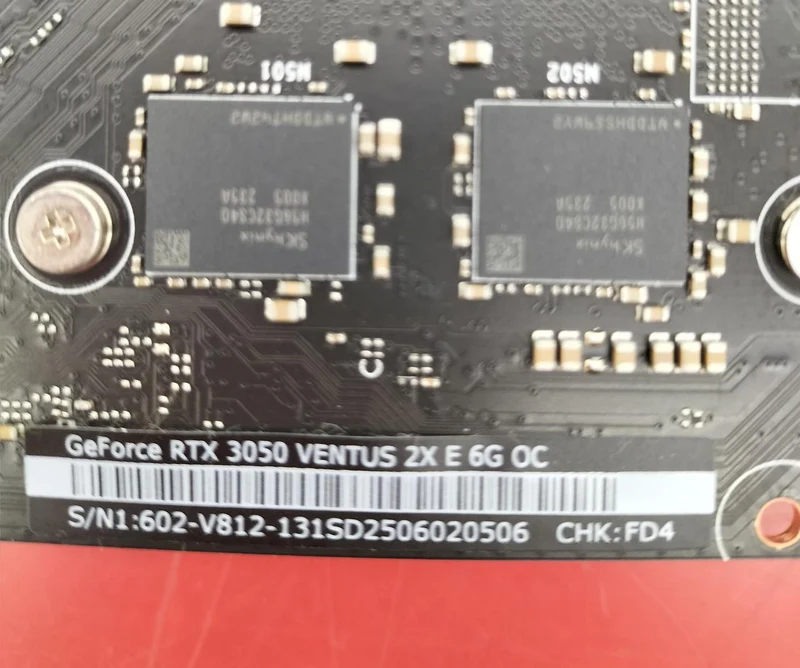 Carte graphique MSI : GEFORCE RTX 3050 VENTUS 2X E 6