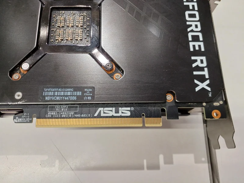 Carte graphique ASUS TUF-RTX3070TI-8G-V2-GAMING