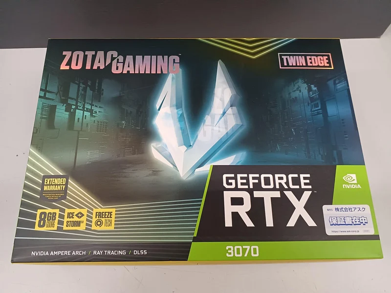 Carte graphique ZOTAC RTX 3070 Twin Edge 8 Go