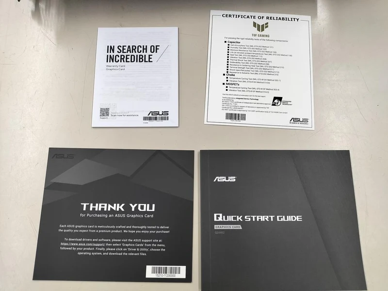 Carte graphique ASUS : TUF-RX9070-O16G-GAMING