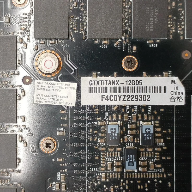 Carte graphique NVIDIA : GTX TITAN X 12 Go