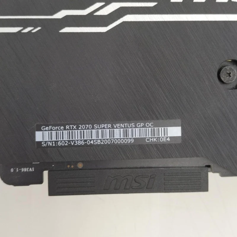 MSI NVIDIA PCI-EXPRESS RTX 2070 SUPER VENTUS GP OC