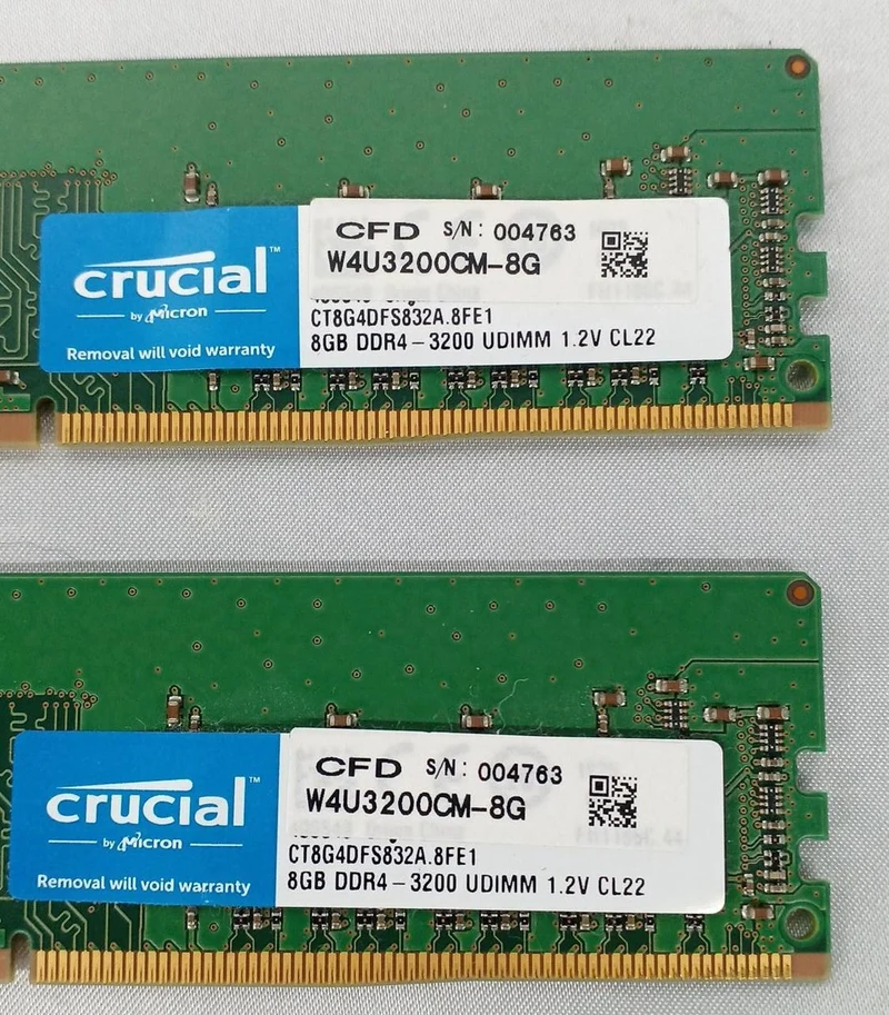 Mémoire CRUCIAL 8 Go x2 W4U7200CM-8G