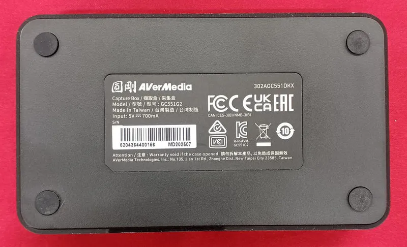 Dispositif de capture vidéo AVERMEDIA GC551G1