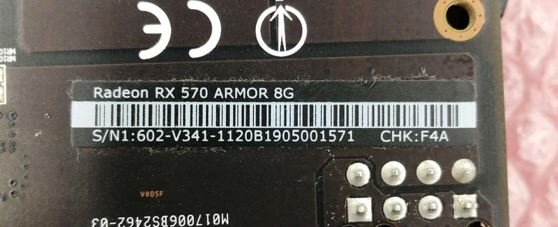 Carte graphique MSI : RX 570 ARMOR 8G