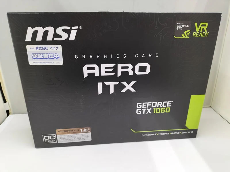 Carte graphique MSI G GTX1060 AERO ITX 6G OC