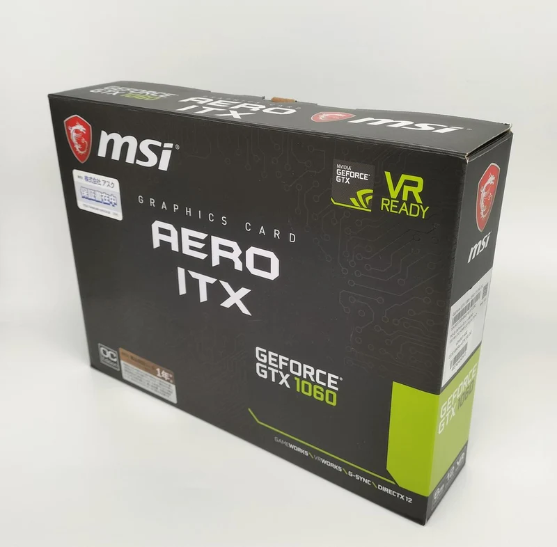 Carte graphique MSI GTX1060 AERO ITX 6 Go