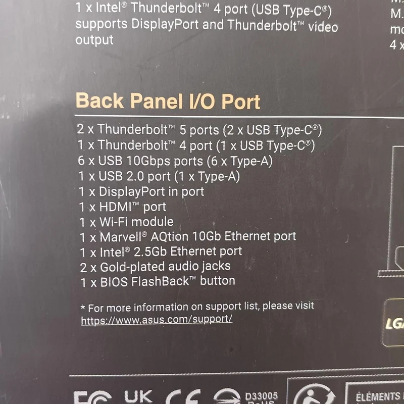 Carte mère ASUS PROART Z890-CREATOR WIFI