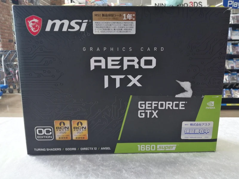Carte graphique MSI : GTX 1660 SUPER AERO ITX OC