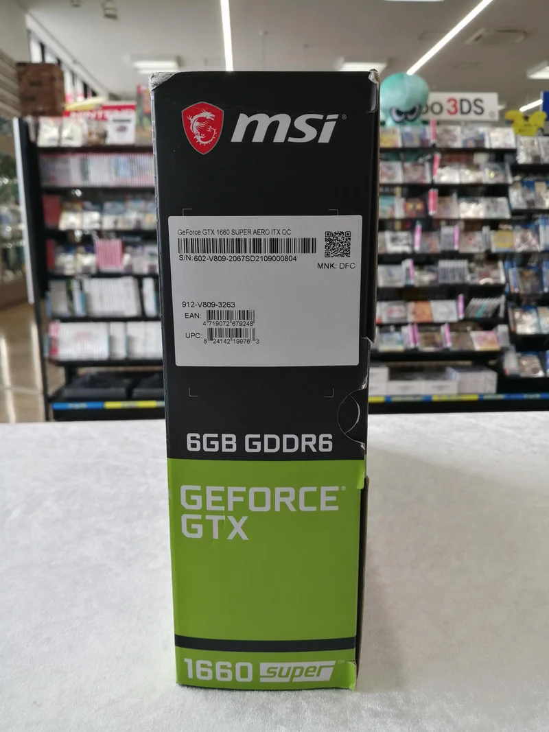 Carte graphique MSI : GTX 1660 SUPER AERO ITX OC