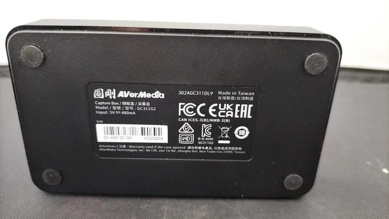 Capture AVERMEDIA GC311G2
