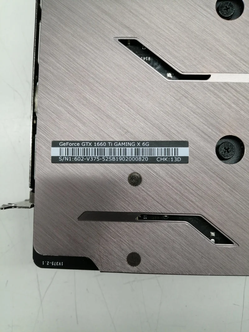 MSI GTX 1660 TI GTX 1660 TI