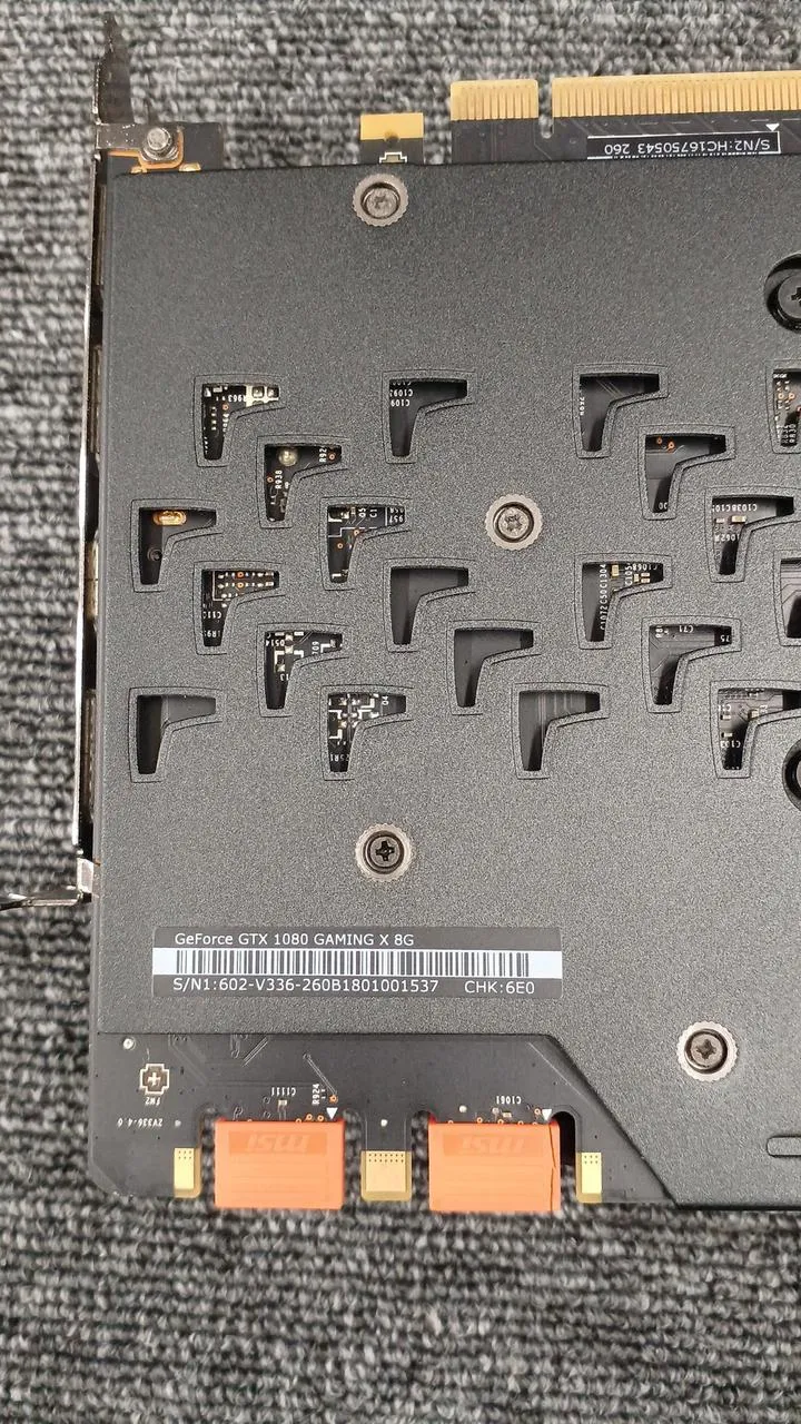 Carte graphique MSI : GEFORCE GTX1080 GAMING X 8G
