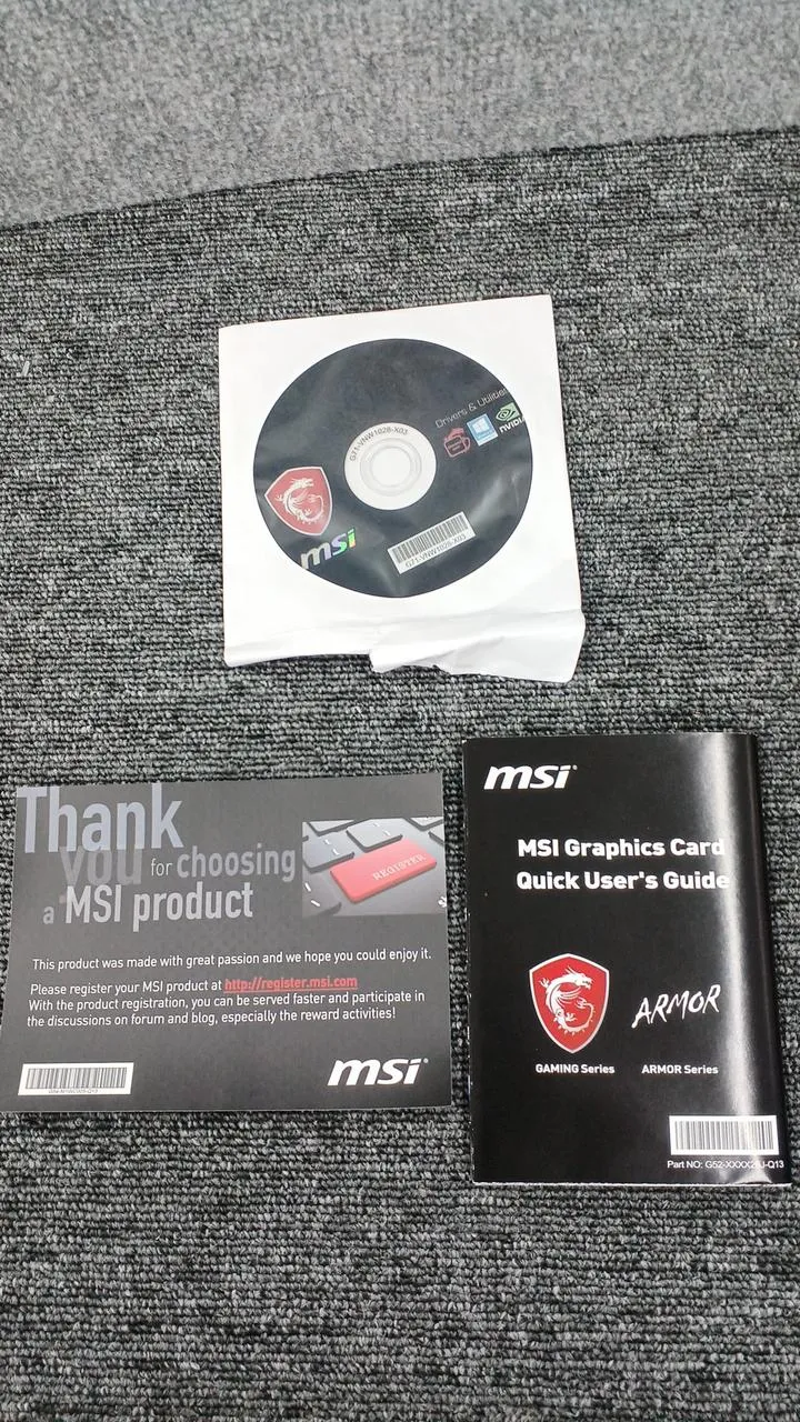 Carte graphique MSI : GEFORCE GTX1080 GAMING X 8G