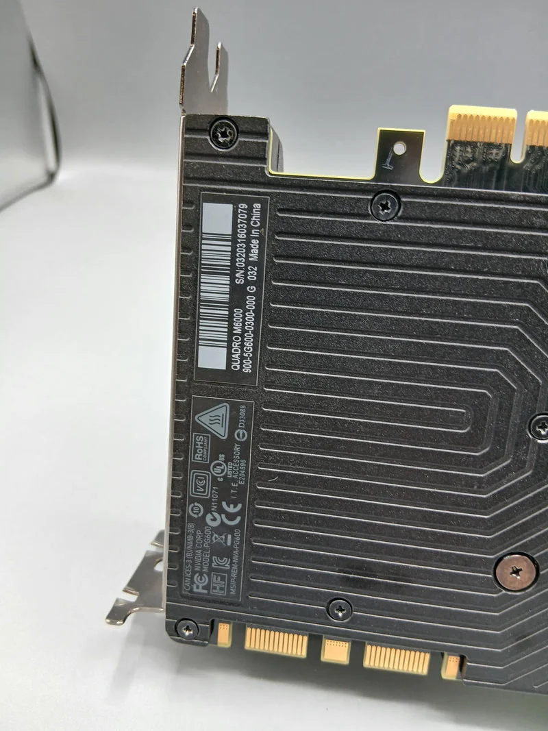 Carte graphique NVIDIA : QUADRO M6000