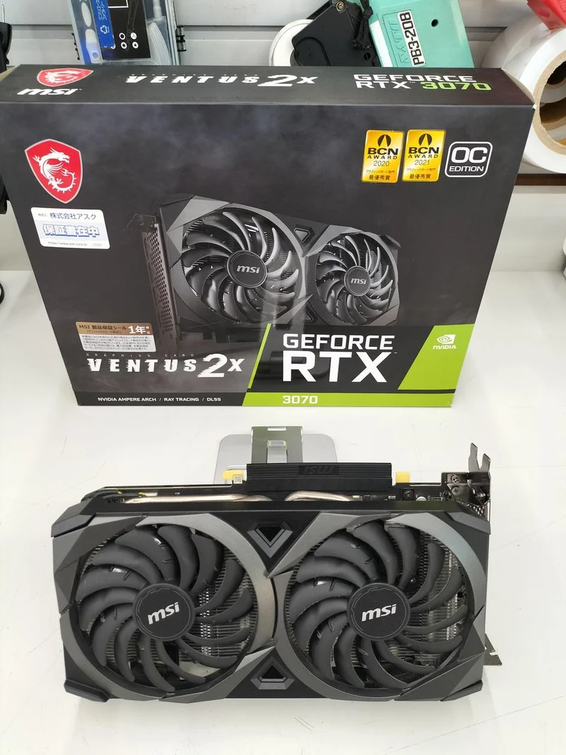 Carte graphique MSI RTX 3070 VENTUS 2X 8G OC LHR