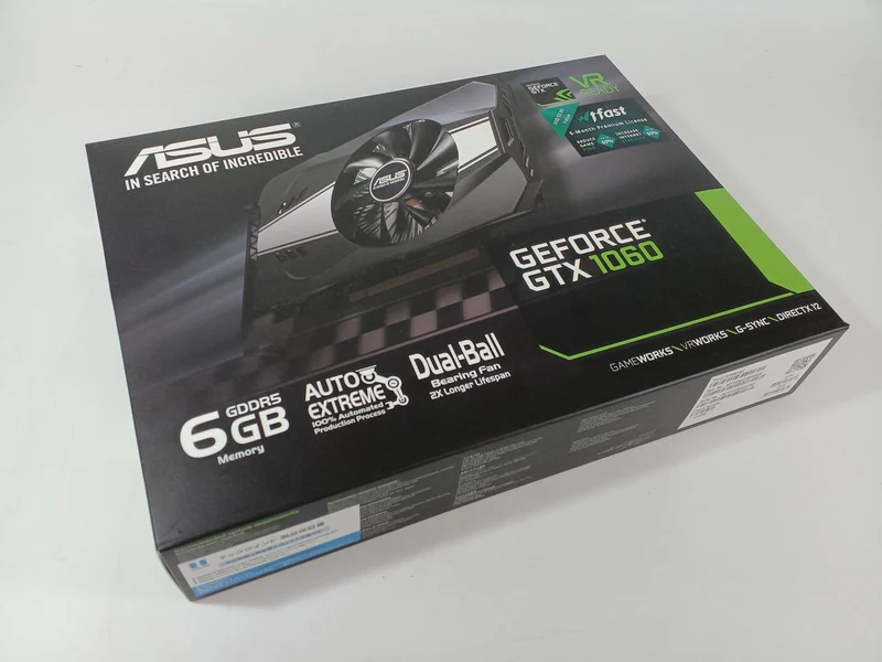 Carte graphique ASUS : PH-GTX1060-6G