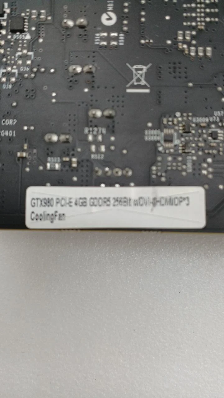 Carte graphique NVIDIA : GTX 980 4 Go