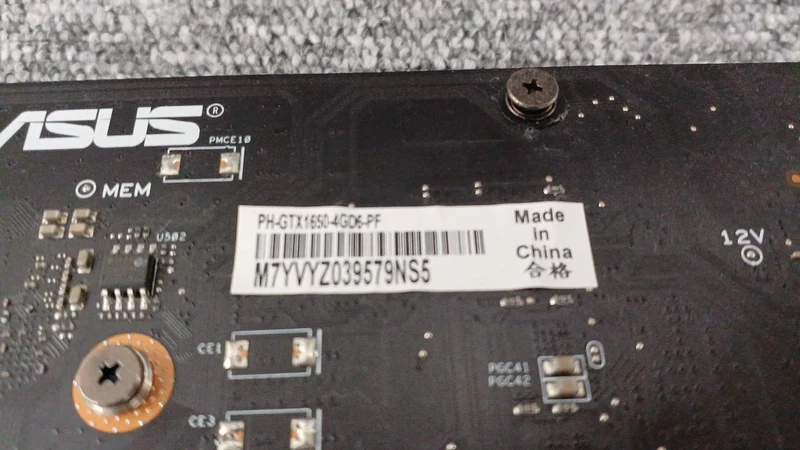 Carte graphique ASUS PH-GTX1650-4GD6